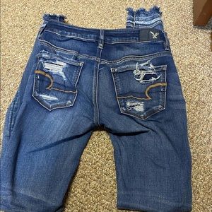 American eagle size 4 long high rise